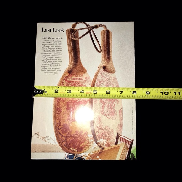Dior Maison Rackets Advertising Print - Picture 3 of 5